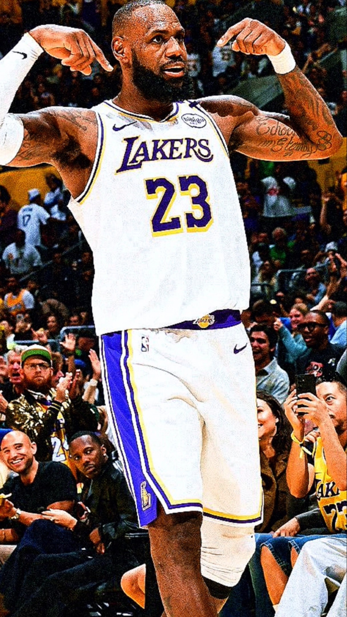 KING JAMES SONS THE KINGS WITH A TRIPLE DOUBLE! LAKERS 3-0 #nba #lakers #lebronjames